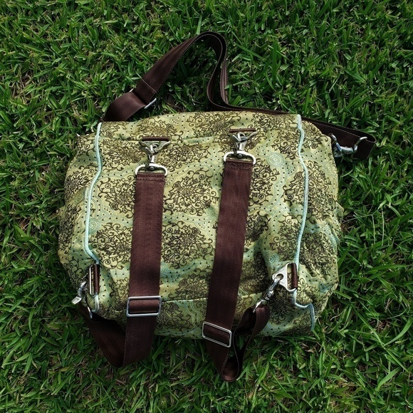 Petunia Pickle Bottom Boxy Backpack Diaper Bag Green Mint - Picture 2 of 13